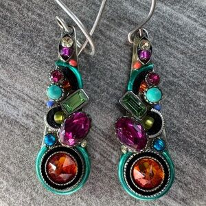 Bohemian Multicolor Firefly Earrings